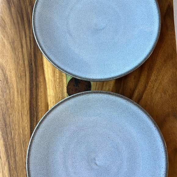 Tourron Gris Ecorce - 2 - Dinner Plates - France - (Set 3) - Picture 3 of 6